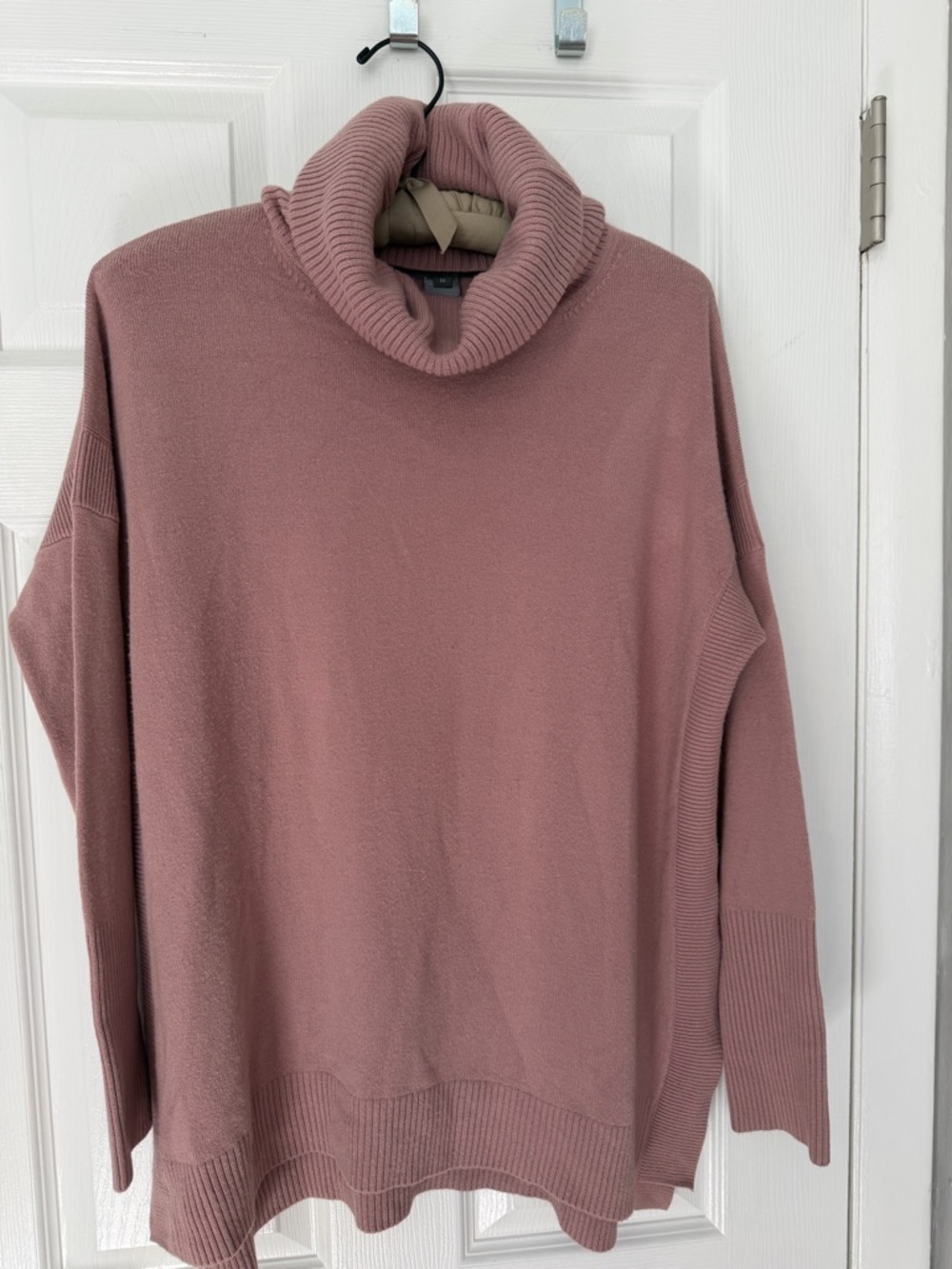French Connection Dusty Rose Turtleneck Sweater